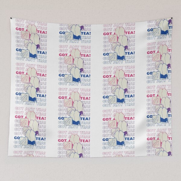 Item preview, GOT ANY TEA? Bisexual Teabag subtle design (sticker, magnet, print, etc.) designed and sold by eggface.sandwich.