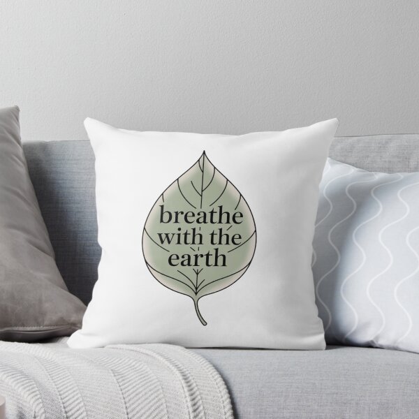 Item preview, Breathe with the Earth – Mindful Nature Leaf designed and sold by ArtByYunus.