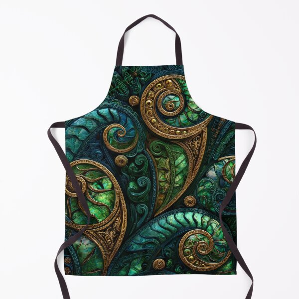 Item preview, New Zealand Māori Paua Pattern Koru Design 457 designed and sold by GrinGalore.