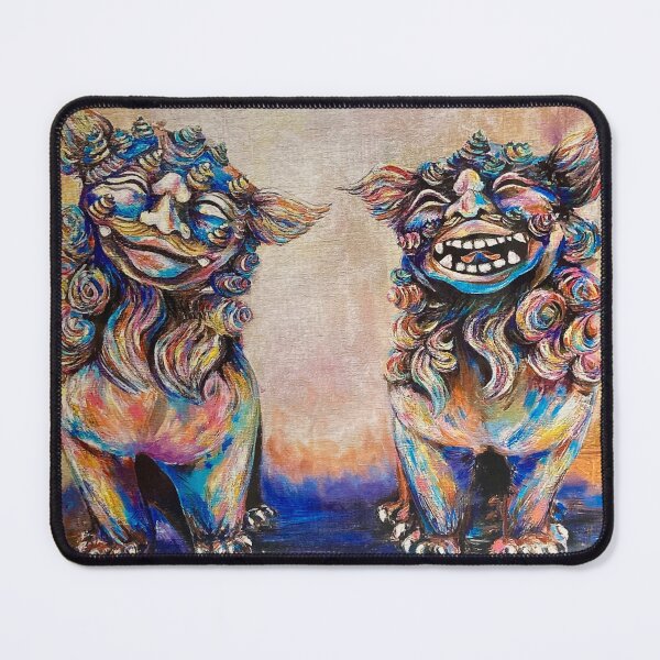 Item preview, Happy Shisa designed and sold by Kate O’C Art.