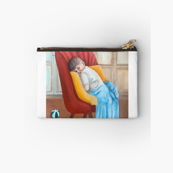 Item preview, Gouache Child Portrait , Sleeping Boy Painting, Cozy Nursery Wall Art, Handmade Original Artwork designed and sold by enesart2022.