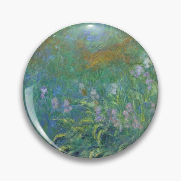Artikelvorschau, Claude Monet Iris Impressionistische Gartenmalerei entworfen und verkauft von Under-TheTable.