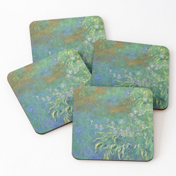 Item preview, Claude Monet Irises Impressionist Garden Painting designed and sold by Under-TheTable.