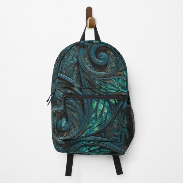 Item preview, New Zealand Māori Paua Pattern Koru Design 458 designed and sold by GrinGalore.