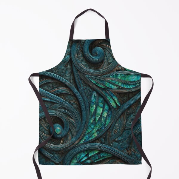 Item preview, New Zealand Māori Paua Pattern Koru Design 458 designed and sold by GrinGalore.