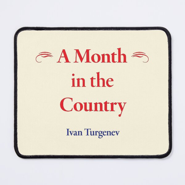 Item preview, Ivan Turgenev, A Month in the Country, Classic Literature designed and sold by CharlottePlaceArt.