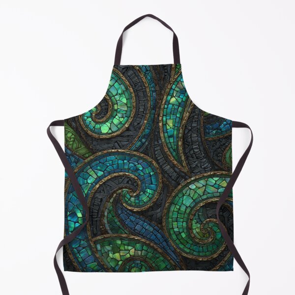 Item preview, New Zealand Māori Paua Pattern Koru Design 459 designed and sold by GrinGalore.