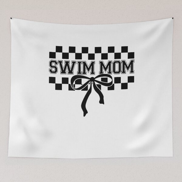 Item preview, Swim Mom Words Coquette Bow designed and sold by Mohammadirwin.