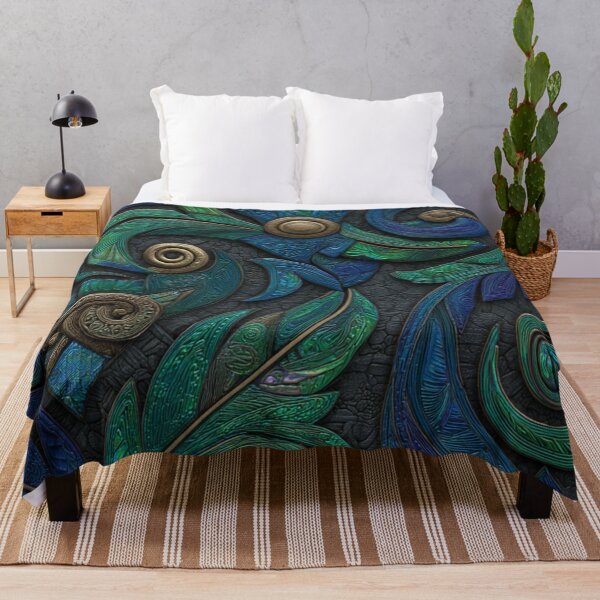 Item preview, New Zealand Māori Paua Pattern Koru Design 460 designed and sold by GrinGalore.