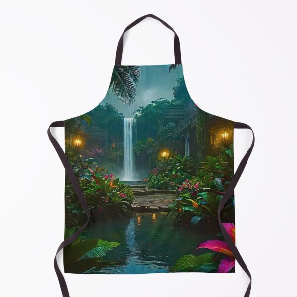 Item preview, Tropical Serenity: A Misty Escape designed and sold by Lilly Land.