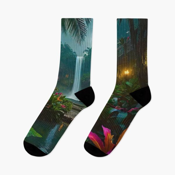 Item preview, Tropical Serenity: A Misty Escape designed and sold by Lilly Land.