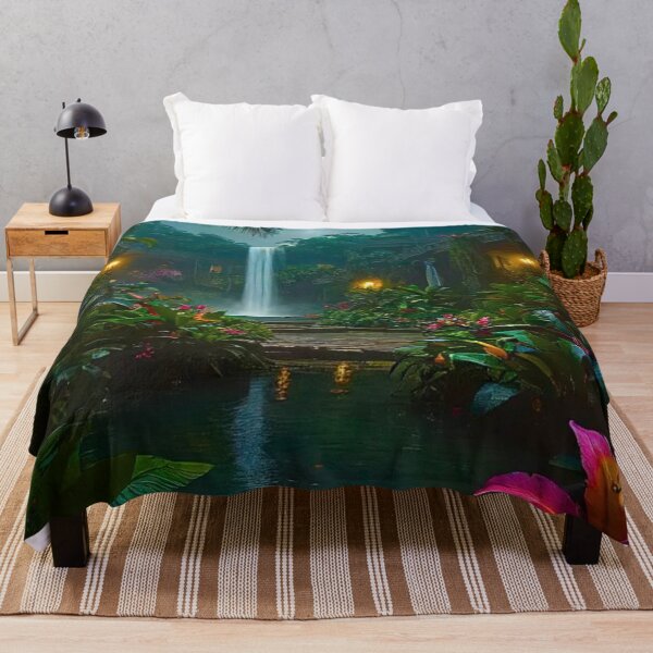 Item preview, Tropical Serenity: A Misty Escape designed and sold by Lilly Land.