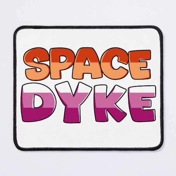 Item preview, Pride Space Dyke #2 designed and sold by TeaLottie.