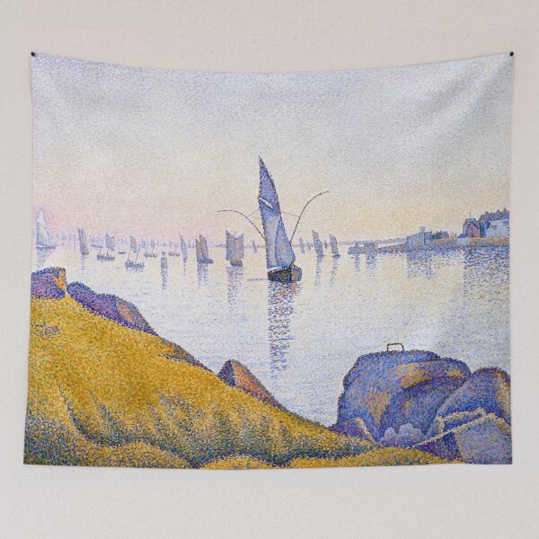 Item preview, Paul Signac Evening Calm Concarneau Opus 220 Neo-Impressionist designed and sold by Under-TheTable.
