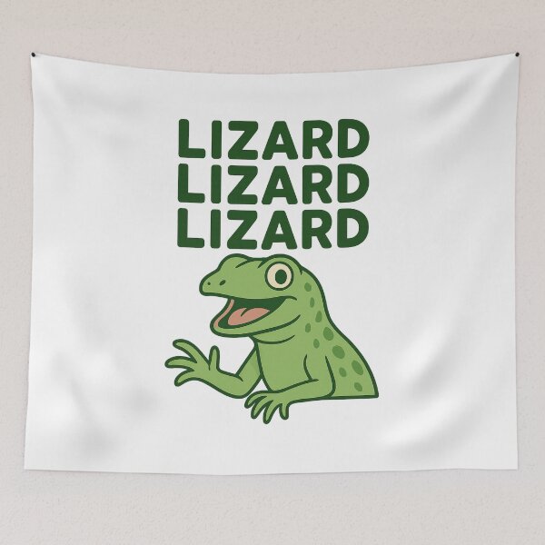 Item preview, Cool Cartoon Lizard Meme – Funny Chill Vibes T-Shirt designed and sold by Mewra.