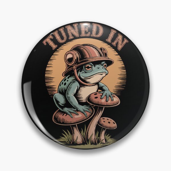 Item preview, Tuned In Steampunk Frog designed and sold by 89BLACK.
