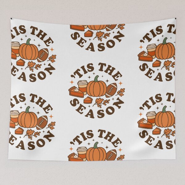 Item preview, Tis The Season, Retro Funny Thanksgiving, Football Latte Coffe, Football, Pumpkin Pie, Football Season, Pumpkin Spice designed and sold by OctonoteStudio.