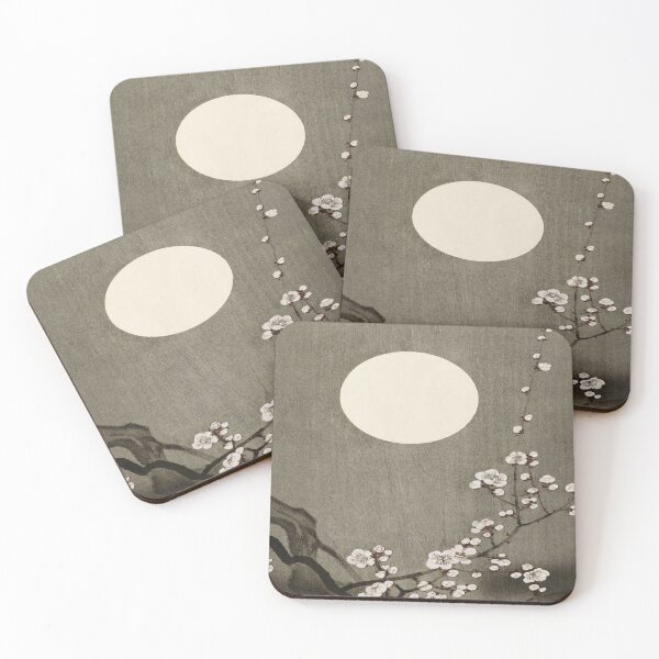 Item preview, Blooming plum blossom at full moon (1900-1936) by Ohara Koson designed and sold by Tamas Das.