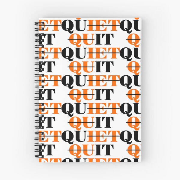 Item preview, Quiet Quit Minimalist Typography | Modern Workplace Humor Trend 2025 designed and sold by artworkathome.