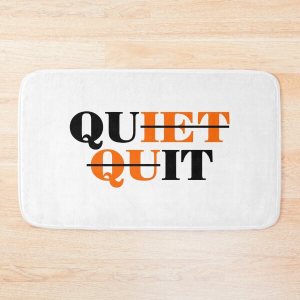 Item preview, Quiet Quit Minimalist Typography | Modern Workplace Humor Trend 2025 designed and sold by artworkathome.