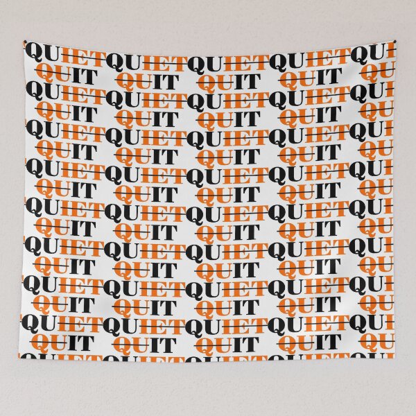 Item preview, Quiet Quit Minimalist Typography | Modern Workplace Humor Trend 2025 designed and sold by artworkathome.