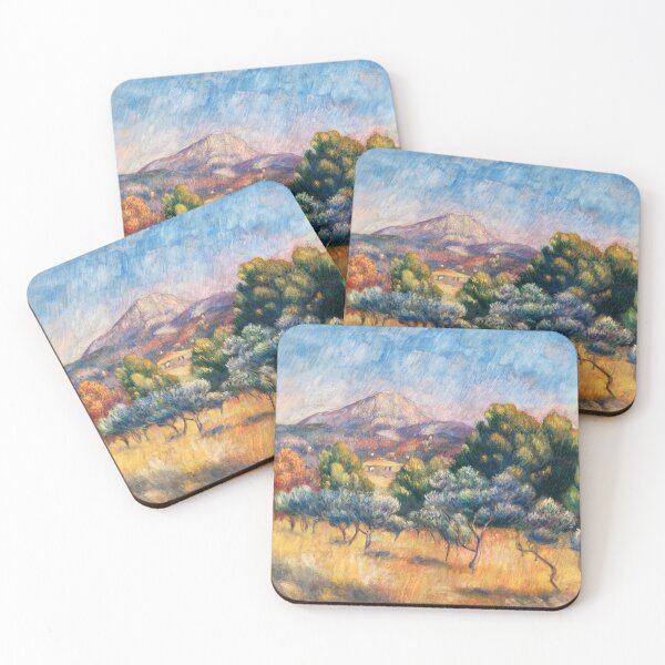 Item preview, Pierre-Auguste Renoir Montagne Sainte-Victoire Paysage 1889 Impressionist designed and sold by Under-TheTable.