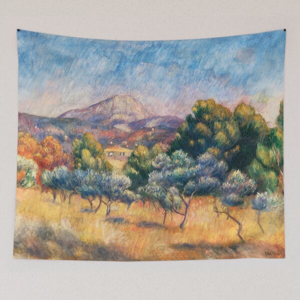 Item preview, Pierre-Auguste Renoir Montagne Sainte-Victoire Paysage 1889 Impressionist designed and sold by Under-TheTable.