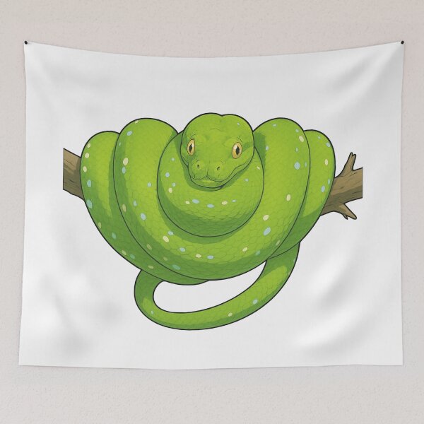 Item preview, Green Tree Python (Morelia viridis) designed and sold by My-Thing.