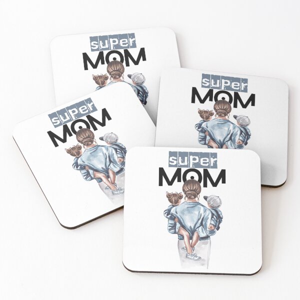 Item preview, Super Mom Life – Cute Family Love Illustration  designed and sold by MOTAS FASHION .