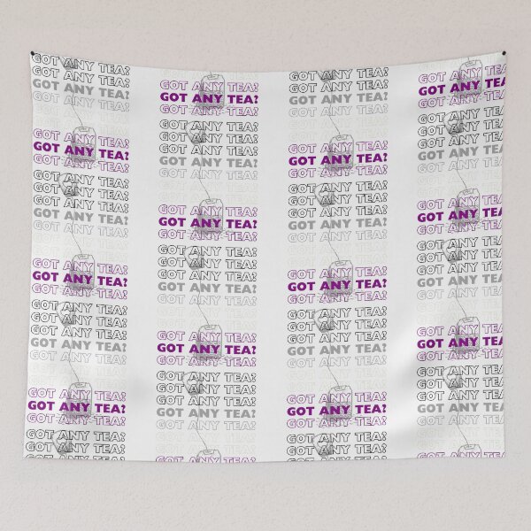 Item preview, GOT ANY TEA? Asexual Pride Teabag Sticker Subtle Ace Design Sticker/Magnet/Print designed and sold by eggface.sandwich.