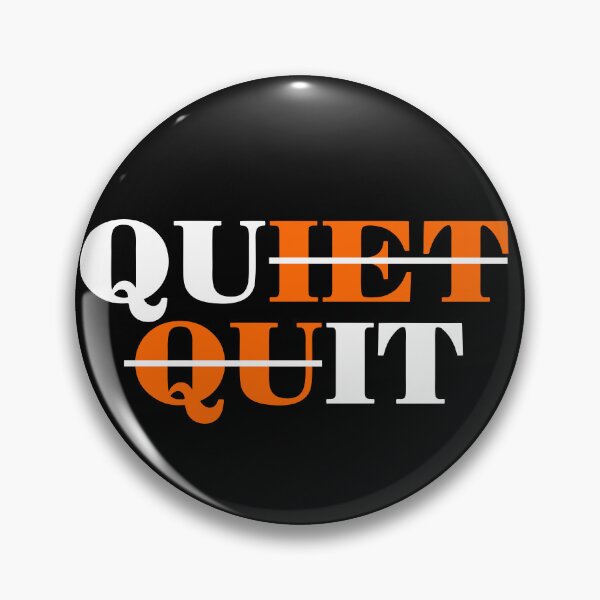 Item preview, Quiet Quit Minimalist Typography | Modern Workplace Humor Trend 2025 designed and sold by artworkathome.