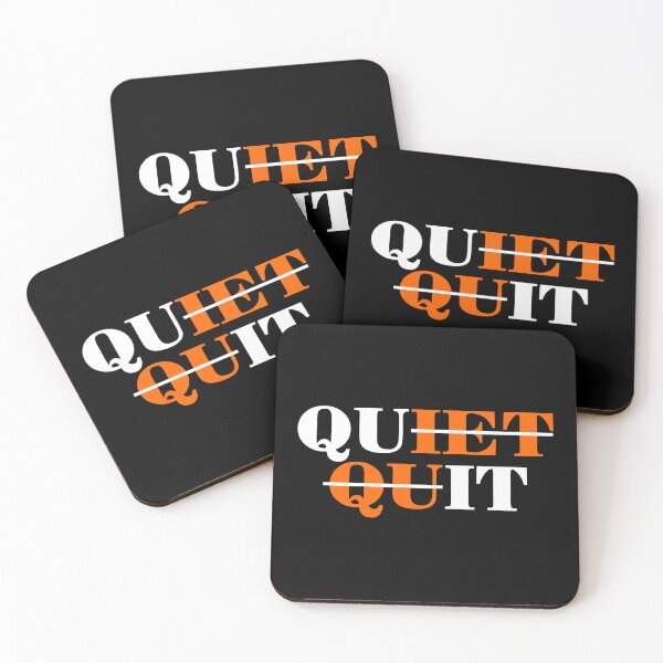 Item preview, Quiet Quit Minimalist Typography | Modern Workplace Humor Trend 2025 designed and sold by artworkathome.