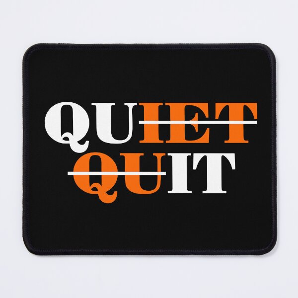 Item preview, Quiet Quit Minimalist Typography | Modern Workplace Humor Trend 2025 designed and sold by artworkathome.