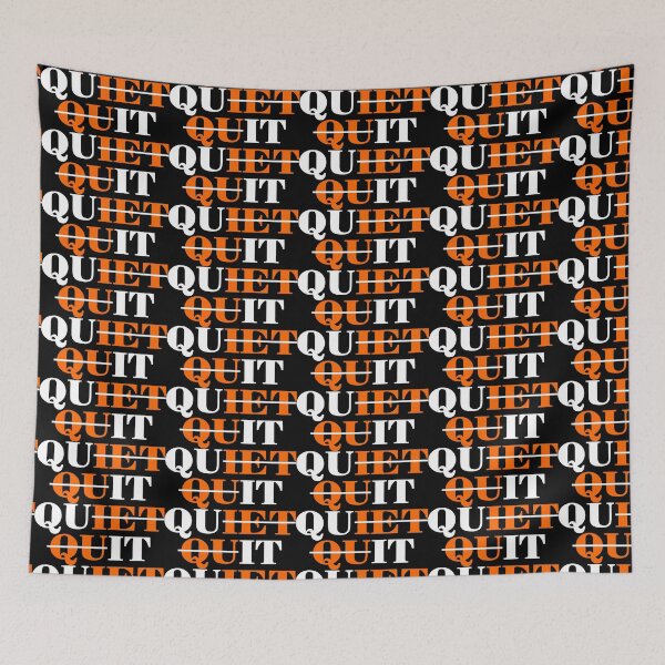 Item preview, Quiet Quit Minimalist Typography | Modern Workplace Humor Trend 2025 designed and sold by artworkathome.