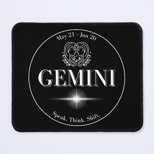 Item preview, Gemini Zodiac – Speak, Think, Shift | May 21 – June 20 designed and sold by Zodilite.