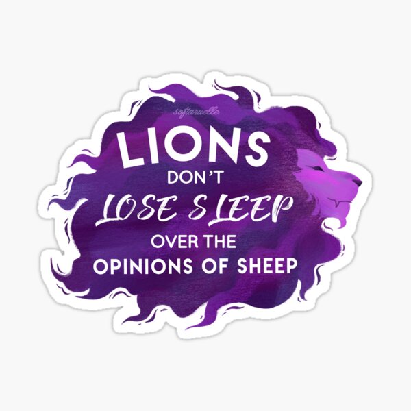Item preview, Lions vs Sheep designed and sold by sofiaruelle.