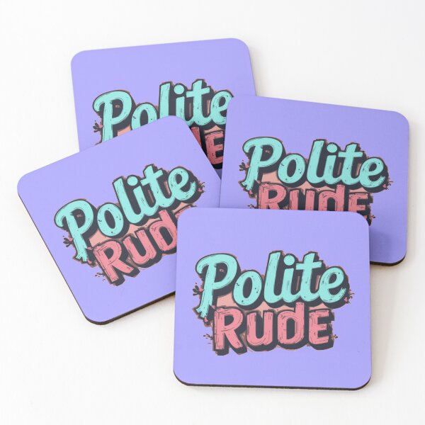 Item preview, Polite rude sticker designed and sold by Dospart.
