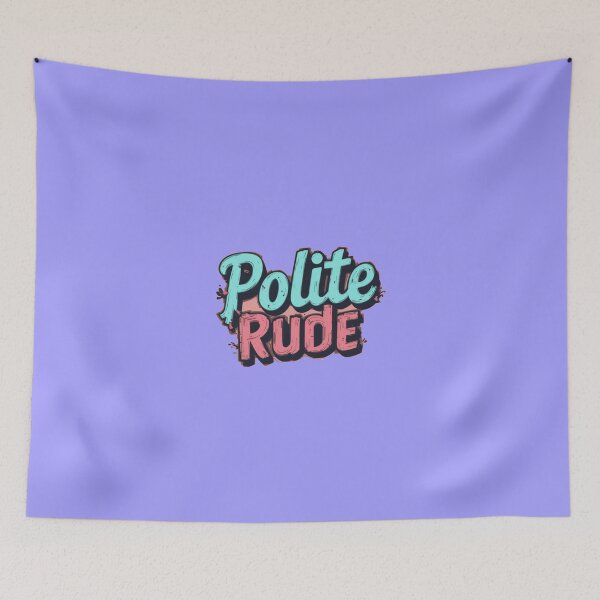 Item preview, Polite rude sticker designed and sold by Dospart.