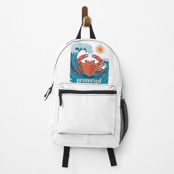 Item preview, Protected but Soft – Cute Crab with Heart Shell designed and sold by ArtByYunus.