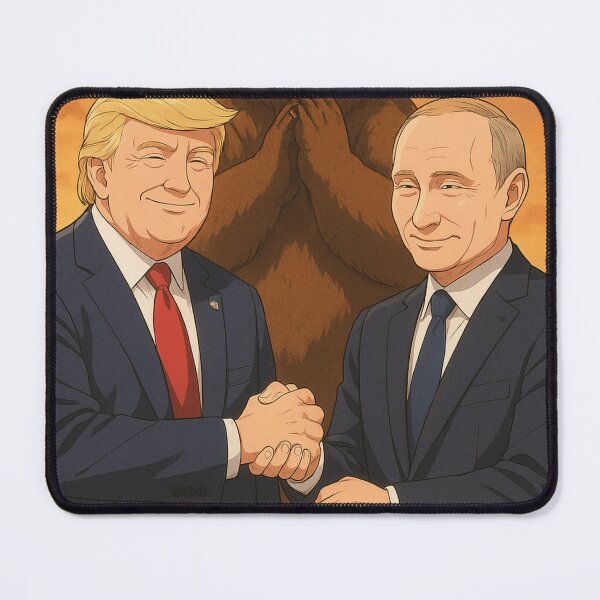 Item preview, Two men. One handshake. A thousand headlines. designed and sold by NEKKI Originals.
