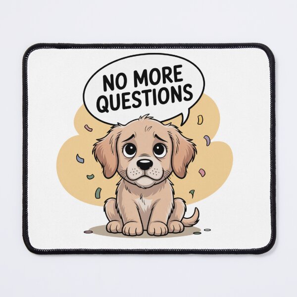 Item preview, No More Questions designed and sold by VargRunes.