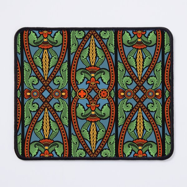 Item preview, Vibrant Medieval Romanesque Floral Pattern designed and sold by FreiherrPK.