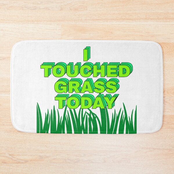 Item preview, TOUCH SOME GRASS! sticker, magnet, design, etc. designed and sold by eggface.sandwich.