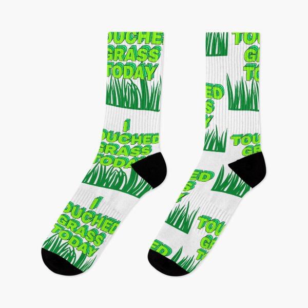 Item preview, TOUCH SOME GRASS! sticker, magnet, design, etc. designed and sold by eggface.sandwich.