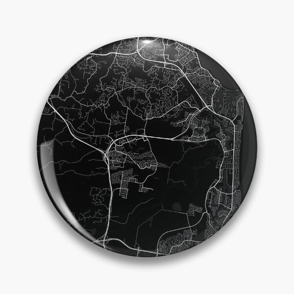 Item preview, Sunshine Coast City Map of Queensland, Australia - Full Moon designed and sold by deMAP.