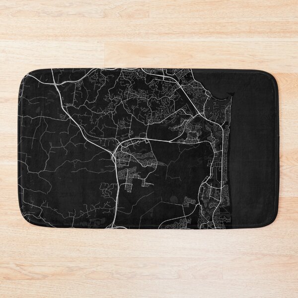 Item preview, Sunshine Coast City Map of Queensland, Australia - Full Moon designed and sold by deMAP.