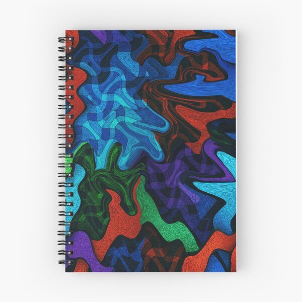 Item preview, Colorful, abstract, wave-shaped artwork designed and sold by Sigtrix.