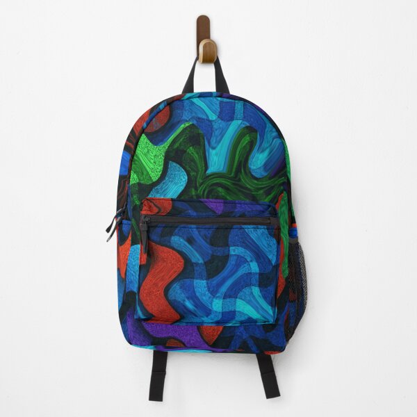 Item preview, Colorful, abstract, wave-shaped artwork designed and sold by Sigtrix.