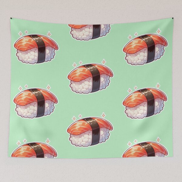 Item preview, Kawaii Sushi Manga Anime – Cute Chibi Japanese Food designed and sold by Sugar Wisdom .