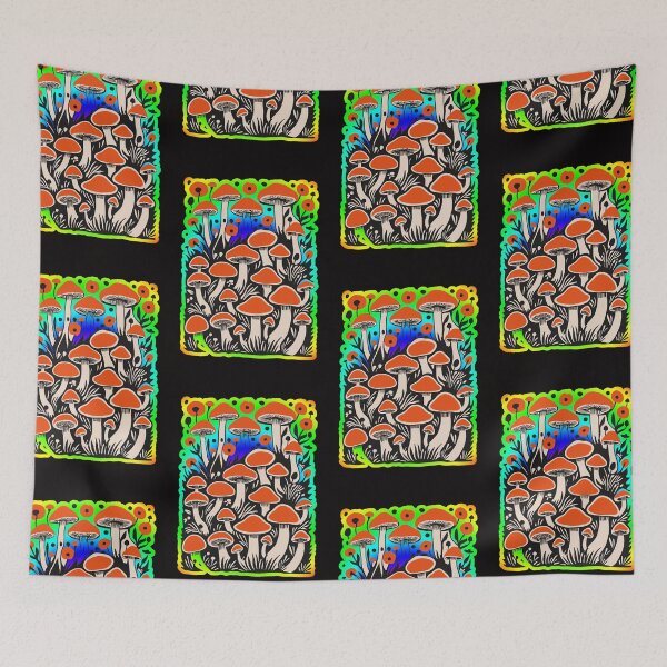 Item preview, magic mushroom woodoo people designed and sold by Ratatatts.